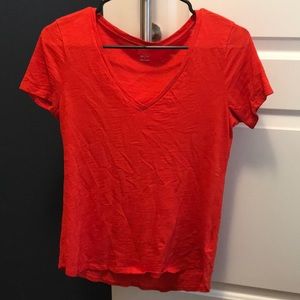 Old Navy bright red short sleeve shirt